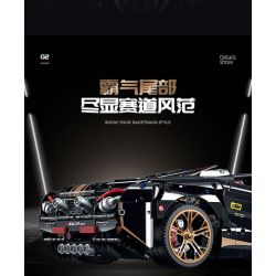 GULY 10625 XE THỂ THAO 1:8 tỷ lệ 1:8 bộ đồ chơi xếp lắp ráp ghép mô hình Technic MCLAREN 720S SPORTCAR Kỹ Thuật Công Nghệ Cao Mô Hình Phương Tiện 3658 khối