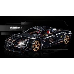 GULY 10625 XE THỂ THAO 1:8 tỷ lệ 1:8 bộ đồ chơi xếp lắp ráp ghép mô hình Technic MCLAREN 720S SPORTCAR Kỹ Thuật Công Nghệ Cao Mô Hình Phương Tiện 3658 khối