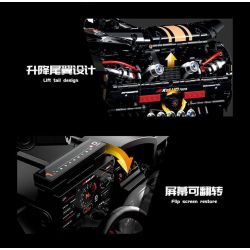 GULY 10625 XE THỂ THAO 1:8 tỷ lệ 1:8 bộ đồ chơi xếp lắp ráp ghép mô hình Technic MCLAREN 720S SPORTCAR Kỹ Thuật Công Nghệ Cao Mô Hình Phương Tiện 3658 khối