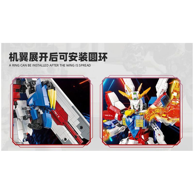 JIESTAR 58107 GF13-01MJ II THIÊN CHÚA MÁU SẮT bộ đồ chơi xếp lắp ráp ghép mô hình Movie & Game Phim Và Trò Chơi 1694 khối