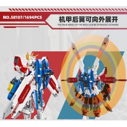 JIESTAR 58107 GF13-01MJ II THIÊN CHÚA MÁU SẮT bộ đồ chơi xếp lắp ráp ghép mô hình Movie & Game Phim Và Trò Chơi 1694 khối