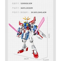 JIESTAR 58107 GF13-01MJ II THIÊN CHÚA MÁU SẮT bộ đồ chơi xếp lắp ráp ghép mô hình Movie & Game Phim Và Trò Chơi 1694 khối