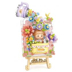 LOZ 1301 TRANH 3D HOA MÙA HÈ bộ đồ chơi xếp lắp ráp ghép mô hình 781 khối