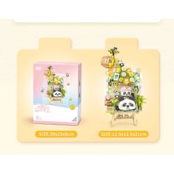 LOZ 1301 TRANH 3D HOA MÙA HÈ bộ đồ chơi xếp lắp ráp ghép mô hình 781 khối