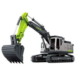 SEMBO 705113 ZOOMLION CẤP ĐỘ MÁY XÚC BẬC THẦY bộ đồ chơi xếp lắp ráp ghép mô hình Technic Kỹ Thuật Công Nghệ Cao Mô Hình Phương Tiện 1039 khối