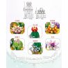 JIESTAR 89108 CHẾ ĐỘ XEM PHỐ SÁNG TẠO CỬA HÀNG THỰC VẬT MỌNG NƯỚC bộ đồ chơi xếp lắp ráp ghép mô hình POTTED PLANT SHOP 2647 khối