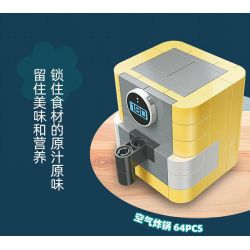 JIESTAR 58128 6 THIẾT BỊ GIA DỤNG NHỎ bộ đồ chơi xếp lắp ráp ghép mô hình Creator Sáng Tạo 366 khối