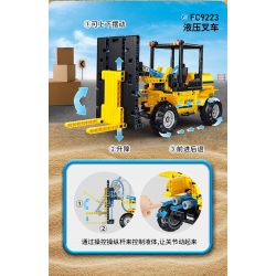 FORANGE FC9223 9223 XE NÂNG THỦY LỰC bộ đồ chơi xếp lắp ráp ghép mô hình Technic Kỹ Thuật Công Nghệ Cao Mô Hình Phương Tiện 579 khối