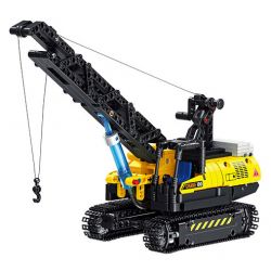 FORANGE FC9222 9222 CẦN CẨU THỦY LỰC bộ đồ chơi xếp lắp ráp ghép mô hình Technic Kỹ Thuật Công Nghệ Cao Mô Hình Phương Tiện 528 khối