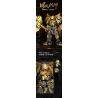 KOZOSHA 212217 CƠ KHÍ TRUNG QUỐC PANGU bộ đồ chơi xếp lắp ráp ghép mô hình CHINOISERIE MECHA 1760 khối