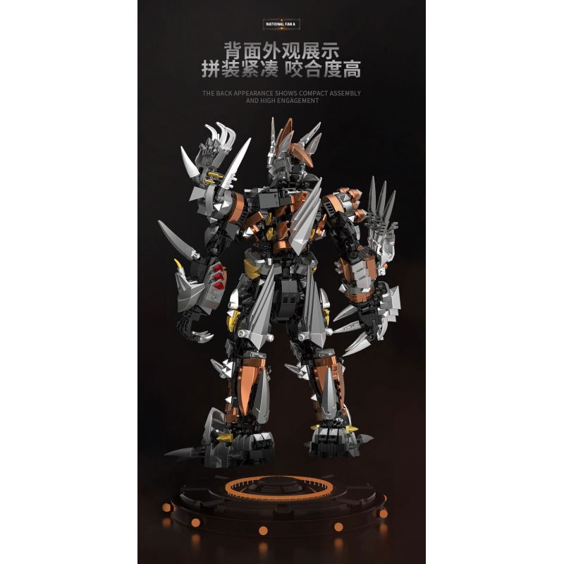 JMBRICKLAYER 70149 KOZOSHA 212218 CƠ GIÁP QUỐC GIA DANH TƯỚNG THỜI CHIẾN BAI QI bộ đồ chơi xếp lắp ráp ghép mô hình 1620 khối