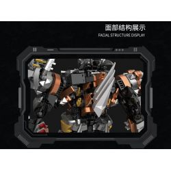 JMBRICKLAYER 70149 KOZOSHA 212218 CƠ GIÁP QUỐC GIA DANH TƯỚNG THỜI CHIẾN BAI QI bộ đồ chơi xếp lắp ráp ghép mô hình 1620 khối