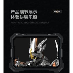 JMBRICKLAYER 70149 KOZOSHA 212218 CƠ GIÁP QUỐC GIA DANH TƯỚNG THỜI CHIẾN BAI QI bộ đồ chơi xếp lắp ráp ghép mô hình 1620 khối