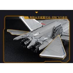 KEEPPLEY 23019 PHIÊN BẢN CƠ SỞ CỦA MÁY BAY CHIẾN ĐẤU TÀNG HÌNH J-35 tỷ lệ 1:36 bộ đồ chơi xếp lắp ráp ghép mô hình Military Army Quân Sự Bộ Đội 1877 khối