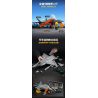 KEEPPLEY 23019 PHIÊN BẢN CƠ SỞ CỦA MÁY BAY CHIẾN ĐẤU TÀNG HÌNH J-35 tỷ lệ 1:36 bộ đồ chơi xếp lắp ráp ghép mô hình Military Army Quân Sự Bộ Đội 1877 khối