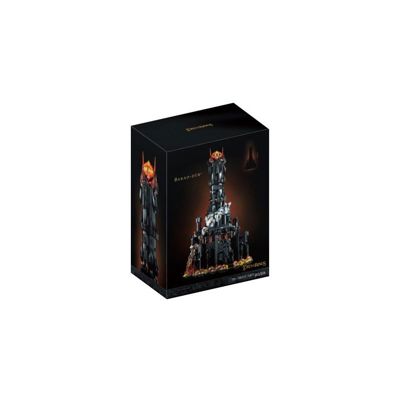 Lego No license 66333 Barad-Dûr Xếp hình lắp ráp ghép mô hình baradu