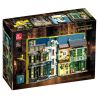 JIESTAR JJ9058 9058 CUỐN SÁCH HẺM CHÉO KỲ DIỆU bộ đồ chơi xếp lắp ráp ghép mô hình Harry Potter WIZARD WORLD MONMENT THE WAND SHOP & BOOKS Chú Bé Phù Thủy 1976 khối