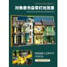 JIESTAR JJ9058 9058 CUỐN SÁCH HẺM CHÉO KỲ DIỆU bộ đồ chơi xếp lắp ráp ghép mô hình Harry Potter WIZARD WORLD MONMENT THE WAND SHOP & BOOKS Chú Bé Phù Thủy 1976 khối