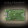 QuanGuan 100276 Quan Guan 100276 XE TĂNG HẠNG TRUNG T34/76 (MODEL 1941) bộ đồ chơi xếp lắp ráp ghép mô hình Military Army Quân Sự Bộ Đội 943 khối