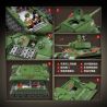 QuanGuan 100276 Quan Guan 100276 XE TĂNG HẠNG TRUNG T34/76 (MODEL 1941) bộ đồ chơi xếp lắp ráp ghép mô hình Military Army Quân Sự Bộ Đội 943 khối