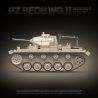 QuanGuan 100275 Quan Guan 100275 XE TĂNG QUAN SÁT PHÁO BINH LOẠI C bộ đồ chơi xếp lắp ráp ghép mô hình Military Army PZ.BEOB.WG.II Quân Sự Bộ Đội 858 khối