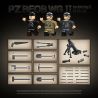 QuanGuan 100275 Quan Guan 100275 XE TĂNG QUAN SÁT PHÁO BINH LOẠI C bộ đồ chơi xếp lắp ráp ghép mô hình Military Army PZ.BEOB.WG.II Quân Sự Bộ Đội 858 khối