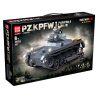 QuanGuan 100274 Quan Guan 100274 XE TĂNG 1 LOẠI A bộ đồ chơi xếp lắp ráp ghép mô hình Military Army Quân Sự Bộ Đội 565 khối