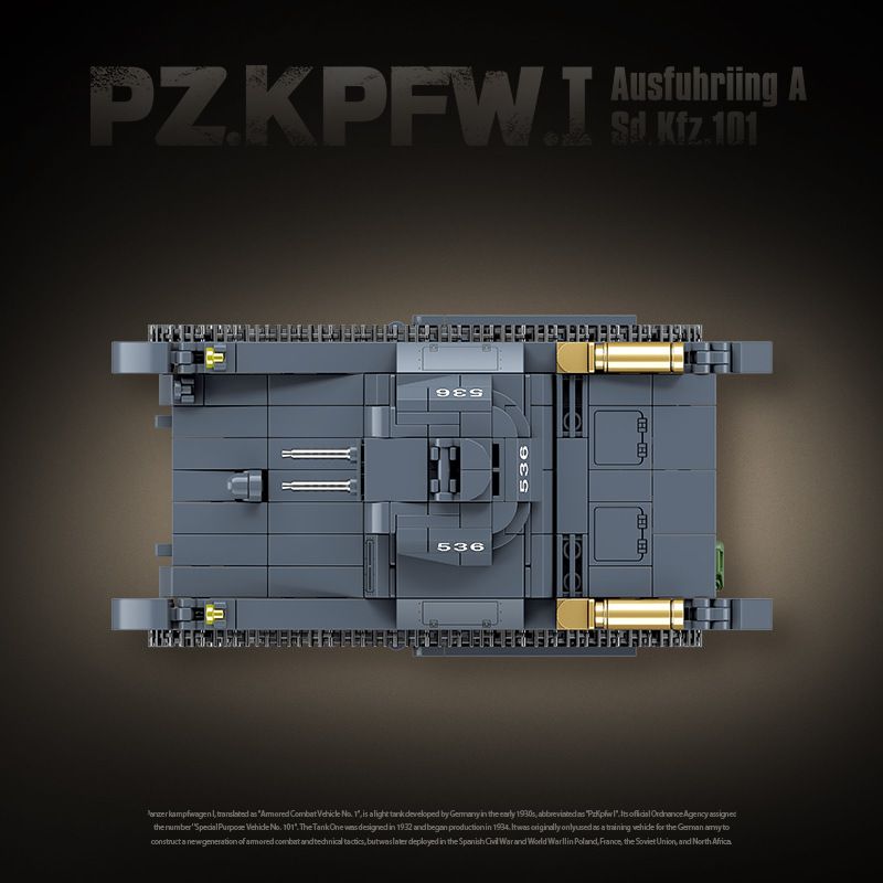 QuanGuan 100274 Quan Guan 100274 XE TĂNG 1 LOẠI A bộ đồ chơi xếp lắp ráp ghép mô hình Military Army Quân Sự Bộ Đội 565 khối