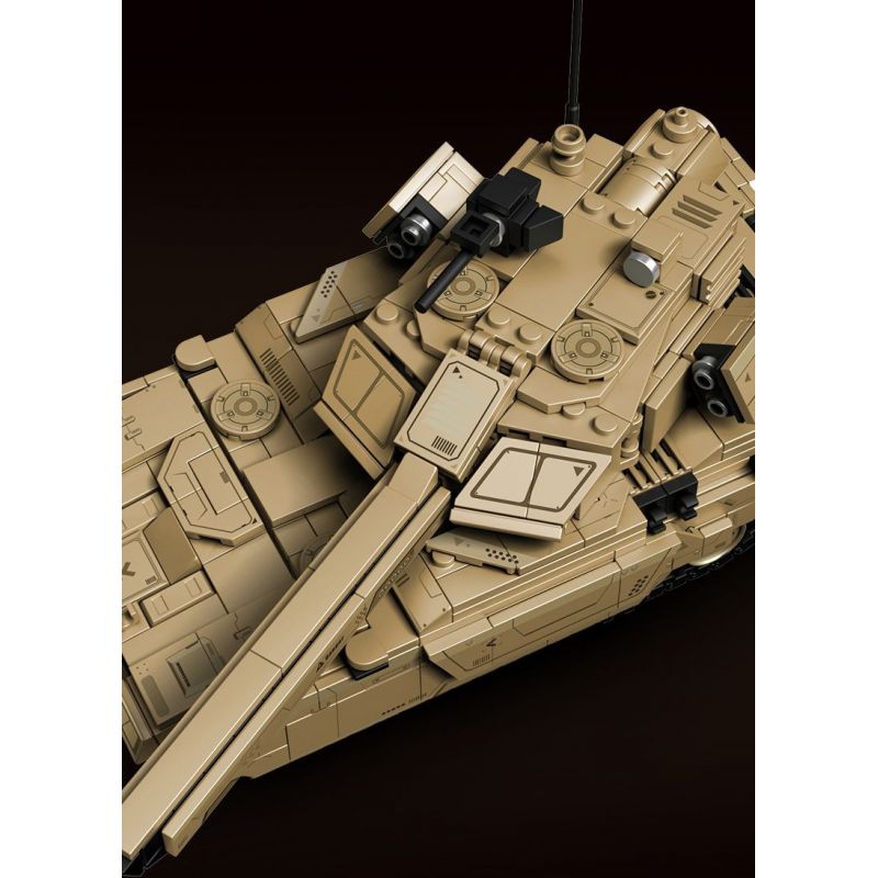 KOZOSHA 2215 XE TĂNG T37-X bộ đồ chơi xếp lắp ráp ghép mô hình Military Army T37-X ELECTROMAGNETIC GUN TANK Quân Sự Bộ Đội 782 khối