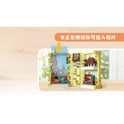 ZHEGAO 958001 NHÀ CŨ bộ đồ chơi xếp lắp ráp ghép mô hình BOOK SHELF THE OLD HOUSE 882 khối