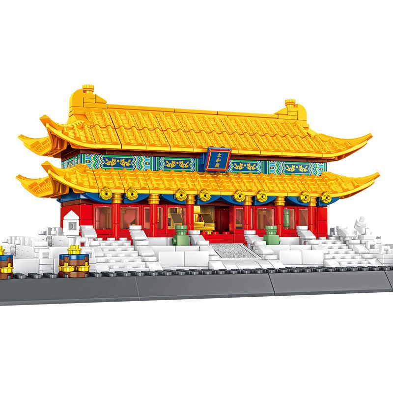 Lego Leyi 82007 Xếp hình lắp ráp ghép mô hình Hội Trường Hòa Hợp Tối Cao 