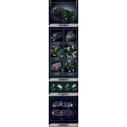 MouldKing 13191 Mould King 13191 XE CỔ ĐIỂN BENTLEY BLOWER bộ đồ chơi xếp lắp ráp ghép mô hình Technic Kỹ Thuật Công Nghệ Cao Mô Hình Phương Tiện 3918 khối