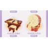 FORANGE FC8134 8134 NHẠC CỤ MINI 2.0 6 DÂN TỘC TRUYỀN THỐNG MANG PHONG CÁCH CỔ XƯA ĐÀN TỲ BÀ NHỊ TRỐNG ĐỎ TRANH SÁO BẦU BÍ bộ đồ chơi xếp lắp ráp ghép mô hình Creator Sáng Tạo 693 khối