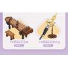 FORANGE FC8134 8134 NHẠC CỤ MINI 2.0 6 DÂN TỘC TRUYỀN THỐNG MANG PHONG CÁCH CỔ XƯA ĐÀN TỲ BÀ NHỊ TRỐNG ĐỎ TRANH SÁO BẦU BÍ bộ đồ chơi xếp lắp ráp ghép mô hình Creator Sáng Tạo 693 khối