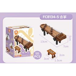 FORANGE FC8134 8134 NHẠC CỤ MINI 2.0 6 DÂN TỘC TRUYỀN THỐNG MANG PHONG CÁCH CỔ XƯA ĐÀN TỲ BÀ NHỊ TRỐNG ĐỎ TRANH SÁO BẦU BÍ bộ đồ chơi xếp lắp ráp ghép mô hình Creator Sáng Tạo 693 khối