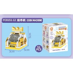 FORANGE FC8151 8151 THÀNH PHỐ TRÒ CHƠI ĐIỆN TỬ THỜI THƯỢNG 12 LOẠI MÁY NHẢY VUỐT XỔ SỐ GASHAPON NGỰA BẬP BÊNH ĐÁNH ĐÒN MÔ TÔ XE ĐẠP ĐẤM BỐC ĐUA VIDEO BẮN SÚNG VẬN BẰNG ĐỒNG XU bộ đồ chơi xếp lắp ráp ghép mô hình Creator GAMES CITY Sáng Tạo 640 khối