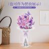 TOP TOY TC1124 1124 BÓ HOA QUÀ TẶNG LÃNG MẠN VĨNH CỬU VỚI TRÁI TIM NGẬP TRÀN BƯỚM bộ đồ chơi xếp lắp ráp ghép mô hình Arts & Crafts 800 khối