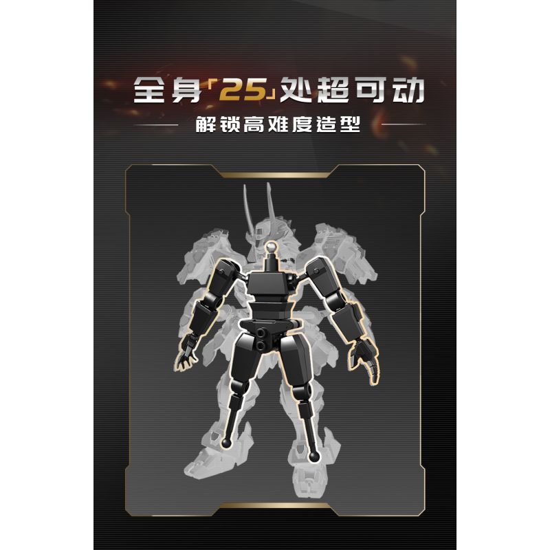 SEMBO 900018 HIỆU ỨNG TỔ TIÊN MO SHOU TIGER OF KAI BRAHMA MARU BLACK GOLD PHIÊN BẢN GIỚI HẠN bộ đồ chơi xếp lắp ráp ghép mô hình Movie & Game Phim Và Trò Chơi