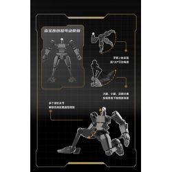 SEMBO 900018 HIỆU ỨNG TỔ TIÊN MO SHOU TIGER OF KAI BRAHMA MARU BLACK GOLD PHIÊN BẢN GIỚI HẠN bộ đồ chơi xếp lắp ráp ghép mô hình Movie & Game Phim Và Trò Chơi