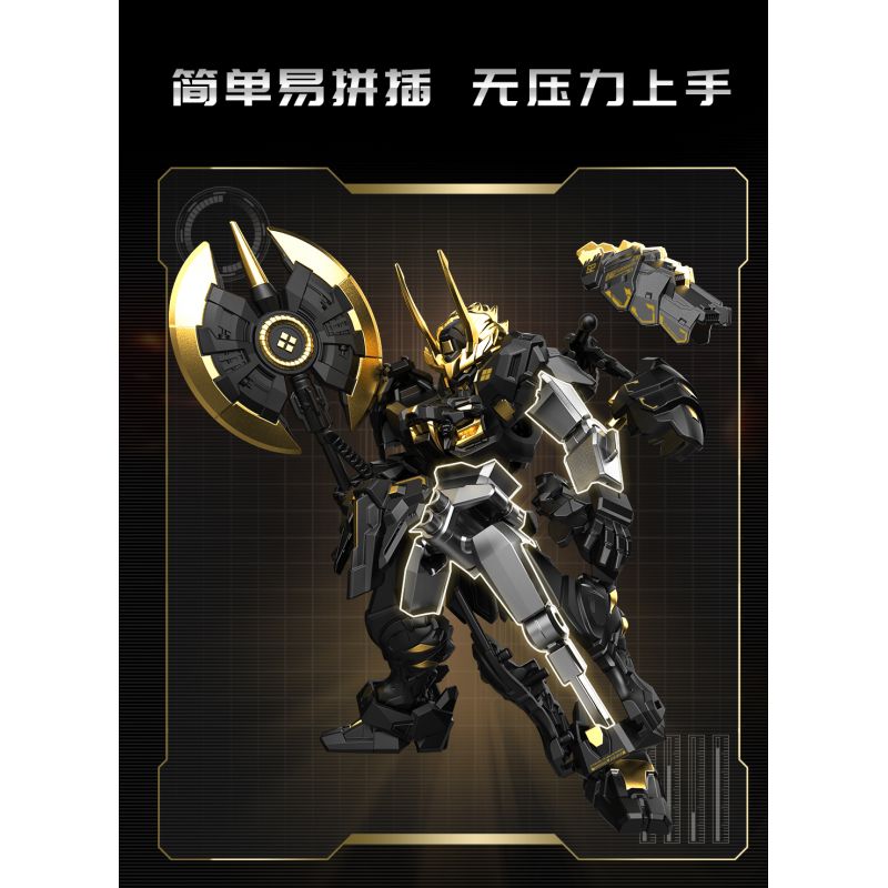 SEMBO 900018 HIỆU ỨNG TỔ TIÊN MO SHOU TIGER OF KAI BRAHMA MARU BLACK GOLD PHIÊN BẢN GIỚI HẠN bộ đồ chơi xếp lắp ráp ghép mô hình Movie & Game Phim Và Trò Chơi