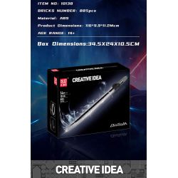 MouldKing 10138 Mould King 10138 DARKSABER bộ đồ chơi xếp lắp ráp ghép mô hình Star Wars DARK SABER Chiến Tranh Giữa Các Vì Sao 885 khối