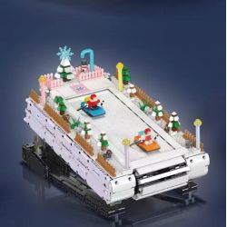 MouldKing 10158 Mould King 10158 KHU NGHỈ DƯỠNG TRƯỢT TUYẾT bộ đồ chơi xếp lắp ráp ghép mô hình Technic SKI RESORT Kỹ Thuật Công Nghệ Cao Mô Hình Phương Tiện 2181 khối