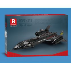 REOBRIX 33041 TIÊM KÍCH TẦM XA BLACKBIRD SR-71 bộ đồ chơi xếp lắp ráp ghép mô hình Military Army SR-71 BLACKBIRD Quân Sự Bộ Đội 1775 khối