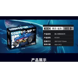 BRICKCOOL KC024 CÁ MẬP SỬA ĐỔI NỔ bộ đồ chơi xếp lắp ráp ghép mô hình Technic SOUPED-UP Kỹ Thuật Công Nghệ Cao Mô Hình Phương Tiện 454 khối