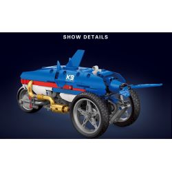 BRICKCOOL KC024 CÁ MẬP SỬA ĐỔI NỔ bộ đồ chơi xếp lắp ráp ghép mô hình Technic SOUPED-UP Kỹ Thuật Công Nghệ Cao Mô Hình Phương Tiện 454 khối