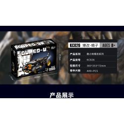 BRICKCOOL KC026 BỌ CẠP BIẾN ĐỔI CHẤT NỔ bộ đồ chơi xếp lắp ráp ghép mô hình Technic SOUPED-UP Kỹ Thuật Công Nghệ Cao Mô Hình Phương Tiện 449 khối