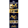 BRICKCOOL KC025 CHUỐI BIẾN TÍNH NỔ bộ đồ chơi xếp lắp ráp ghép mô hình Technic SOUPED-UP Kỹ Thuật Công Nghệ Cao Mô Hình Phương Tiện 393 khối