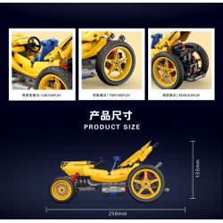 BRICKCOOL KC025 CHUỐI BIẾN TÍNH NỔ bộ đồ chơi xếp lắp ráp ghép mô hình Technic SOUPED-UP Kỹ Thuật Công Nghệ Cao Mô Hình Phương Tiện 393 khối