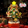 AREA-X AB0065 0065 SPONGEBOB SQUAREPANTS CÂY GIÁNG SINH NGÔI SAO VUI VẺ bộ đồ chơi xếp lắp ráp ghép mô hình Creator Sáng Tạo