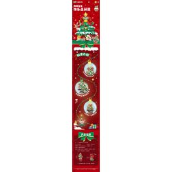 AREA-X AB0065 0065 SPONGEBOB SQUAREPANTS CÂY GIÁNG SINH NGÔI SAO VUI VẺ bộ đồ chơi xếp lắp ráp ghép mô hình Creator Sáng Tạo